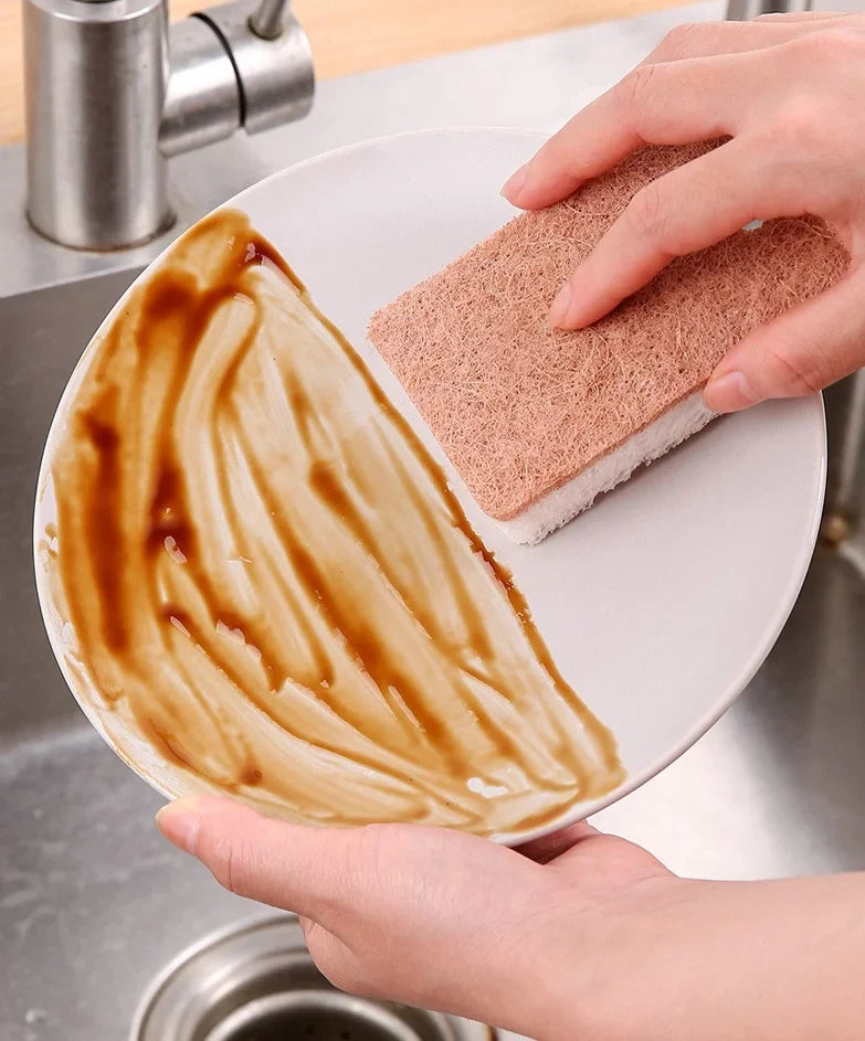 Set de Esponjas Biodegradables de Cocina Onee Clean - uso