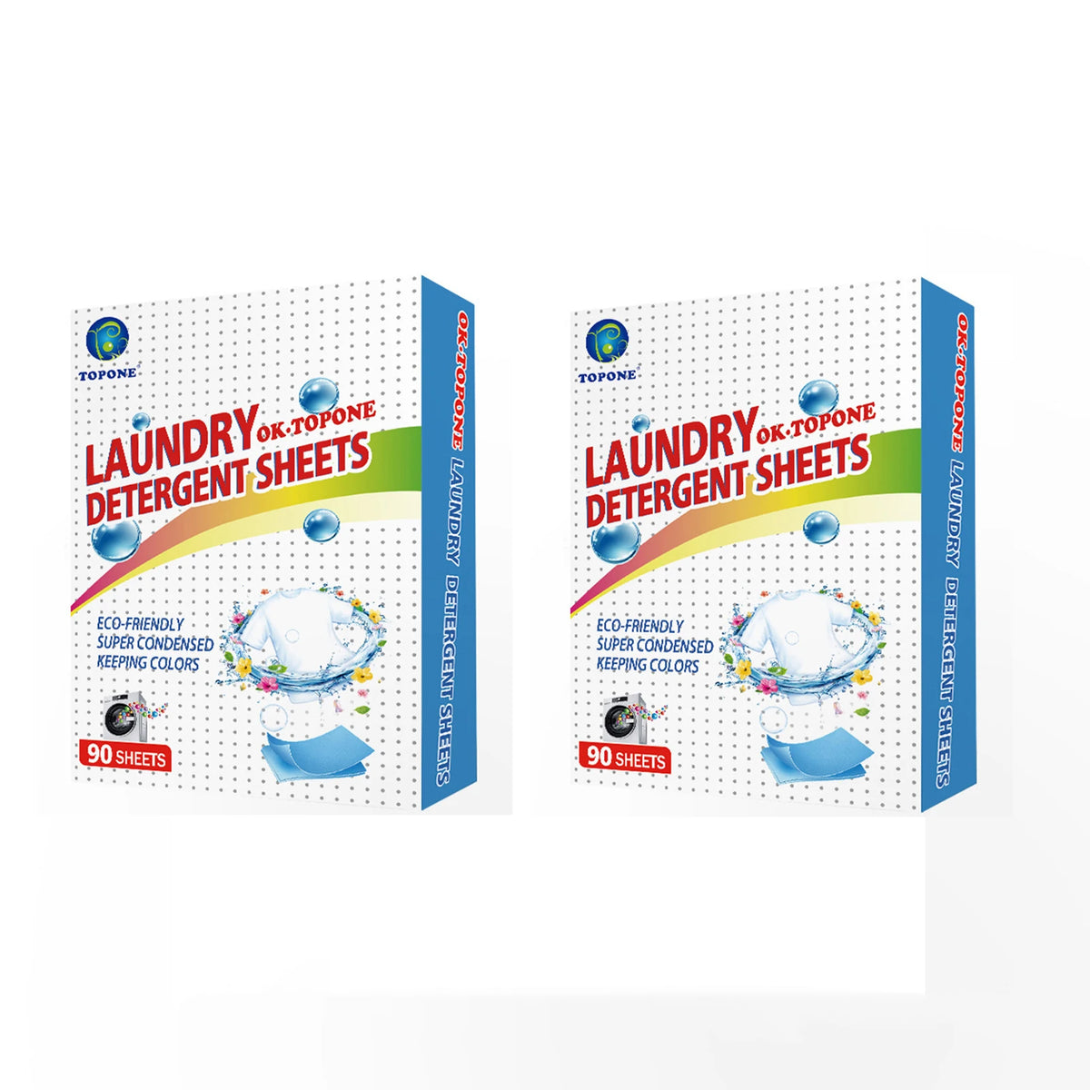 Eco-Friendly Laundry Detergent Sheets (90 pcs)